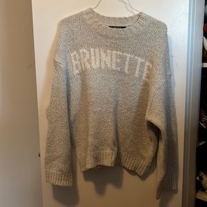 Brunette the label knit sweater